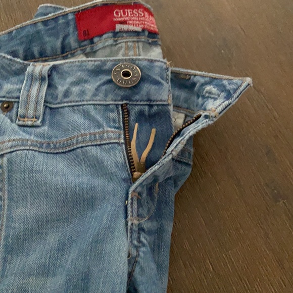 $6.99 shipping next hour🍁 GUESS Women’s Denim Capri Cropped Jeans - Picture 7 of 16